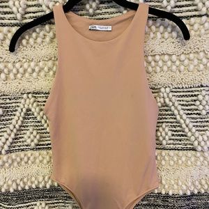 ZARA nude body suit